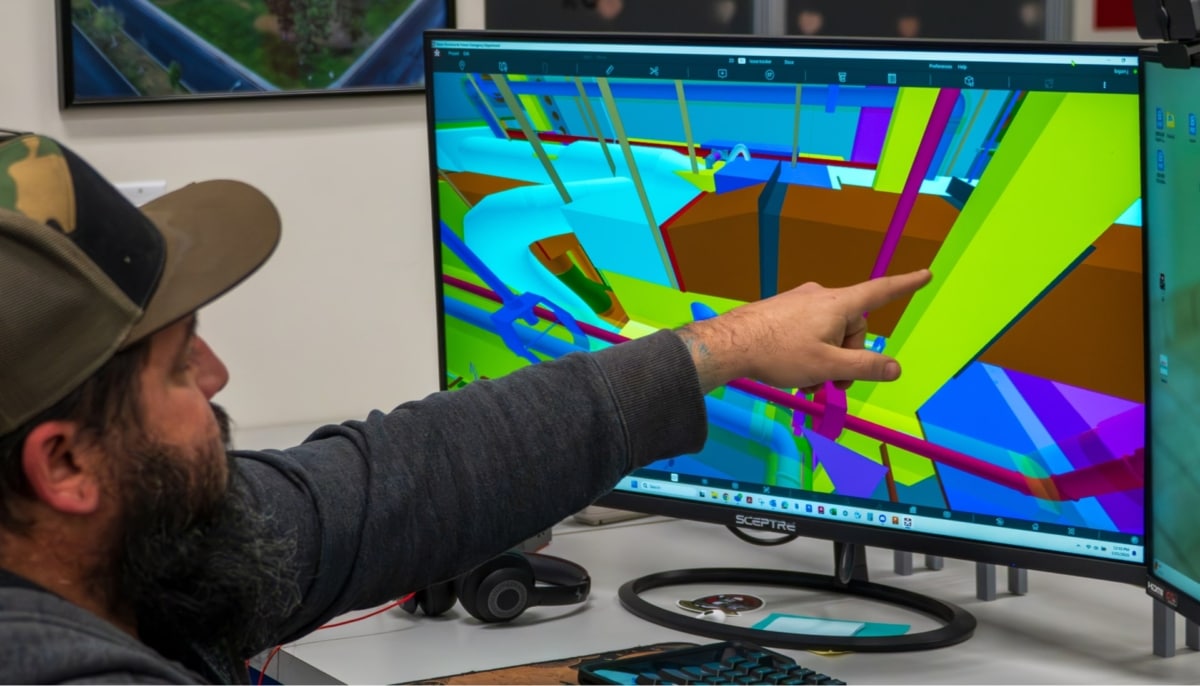 BIM on a computer screen